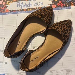Torrid lepord print flats